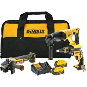Kit Panel Yeso 3 Herramientas+2bat 5Ah+Cargador+Bolsa-DCK304P2- QW - Dewalt