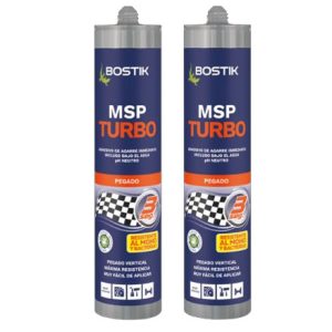 PACK Adhesivo MSP TURBO Blanco - 2cartuchos 290cc - Bostik