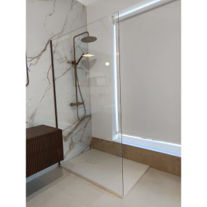 Mampara Nature NT01 1200x1950mm Transparente Bronce - Spazia