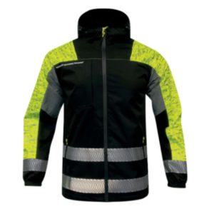 Chaqueta Sakoya Impermeable Negro-Amarillo - DeltaPlus