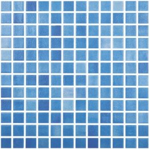 Gresite 2,5x2,5 Niebla Azul Celeste Punto - Vidrepur