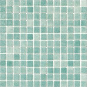 Gresite 2,5x2,5 Niebla Verde Caribe Punto - Vidrepur